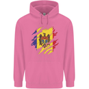 Torn Moldova Flag Moldovan Day Football Mens 80% Cotton Hoodie Azelea
