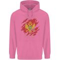 Torn Montenegro Flag Montenegrin Day Football Mens 80% Cotton Hoodie Azelea