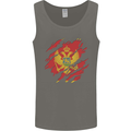 Torn Montenegro Flag Montenegrin Day Football Mens Vest Tank Top Charcoal