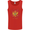 Torn Montenegro Flag Montenegrin Day Football Mens Vest Tank Top Red