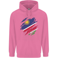 Torn Namibia Flag Namibian Day Football Mens 80% Cotton Hoodie Azelea