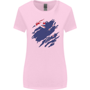 Torn New Zealand Flag Zealander Kiwi Day Womens Wider Cut T-Shirt Light Pink