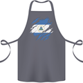 Torn Nicaragua Flag Nicaraguan Day Football Cotton Apron 100% Organic Steel