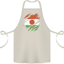 Torn Niger Flag Nigerien Day Football Cotton Apron 100% Organic Natural