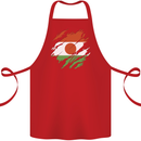 Torn Niger Flag Nigerien Day Football Cotton Apron 100% Organic Red