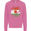 Torn Niger Flag Nigerien Day Football Mens Sweatshirt Jumper Azalea