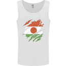 Torn Niger Flag Nigerien Day Football Mens Vest Tank Top White