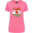 Torn Niger Flag Nigerien Day Football Womens Wider Cut T-Shirt Azalea