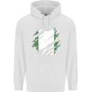 Torn Nigeria Flag Nigerian Day Football Childrens Kids Hoodie White
