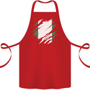Torn Nigeria Flag Nigerian Day Football Cotton Apron 100% Organic Red