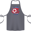 Torn North Korea Flag Korean Day Football Cotton Apron 100% Organic Steel