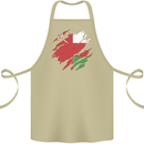 Torn Oman Flag Omani Day Football Cotton Apron 100% Organic Khaki