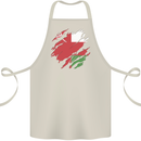Torn Oman Flag Omani Day Football Cotton Apron 100% Organic Natural