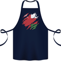 Torn Oman Flag Omani Day Football Cotton Apron 100% Organic Navy Blue