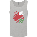 Torn Oman Flag Omani Day Football Mens Vest Tank Top Sports Grey