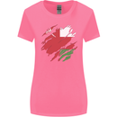 Torn Oman Flag Omani Day Football Womens Wider Cut T-Shirt Azalea