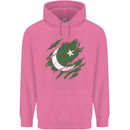 Torn Pakistan Flag Pakistani Day Football Childrens Kids Hoodie Azalea