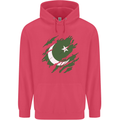 Torn Pakistan Flag Pakistani Day Football Childrens Kids Hoodie Heliconia