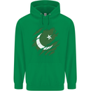Torn Pakistan Flag Pakistani Day Football Childrens Kids Hoodie Irish Green