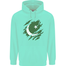 Torn Pakistan Flag Pakistani Day Football Childrens Kids Hoodie Peppermint