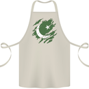 Torn Pakistan Flag Pakistani Day Football Cotton Apron 100% Organic Natural