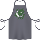 Torn Pakistan Flag Pakistani Day Football Cotton Apron 100% Organic Steel
