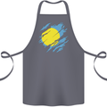 Torn Palau Flag Palauan Day Football Cotton Apron 100% Organic Steel
