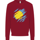 Torn Palau Flag Palauan Day Football Kids Sweatshirt Jumper Red