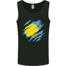 Torn Palau Flag Palauan Day Football Mens Vest Tank Top Black