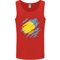 Torn Palau Flag Palauan Day Football Mens Vest Tank Top Red
