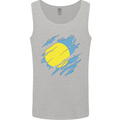 Torn Palau Flag Palauan Day Football Mens Vest Tank Top Sports Grey