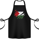 Torn Palestine Flag Palestinian Day Football Cotton Apron 100% Organic Black