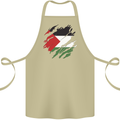 Torn Palestine Flag Palestinian Day Football Cotton Apron 100% Organic Khaki