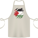 Torn Palestine Flag Palestinian Day Football Cotton Apron 100% Organic Natural