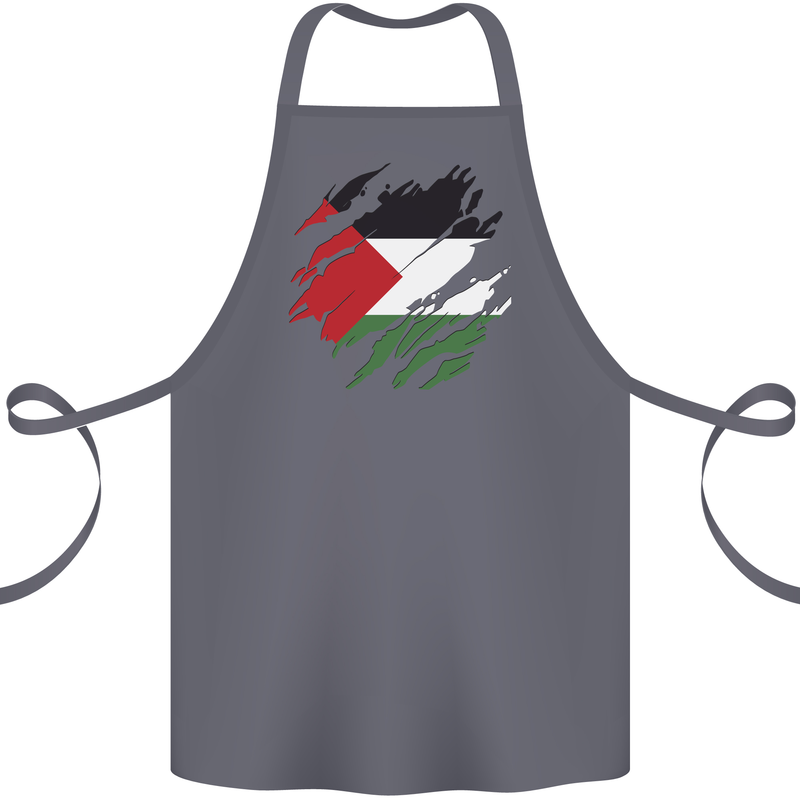 Torn Palestine Flag Palestinian Day Football Cotton Apron 100% Organic Steel