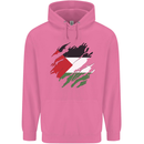 Torn Palestine Flag Palestinian Day Football Mens 80% Cotton Hoodie Azelea