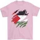 Torn Palestine Flag Palestinian Day Football Mens T-Shirt 100% Cotton Light Pink