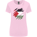 Torn Palestine Flag Palestinian Day Football Womens Wider Cut T-Shirt Light Pink