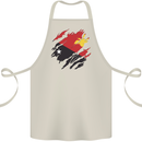 Torn Papua New Guinea Flag Day Football Cotton Apron 100% Organic Natural