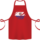 Torn Paraguay Flag Paraguayan Day Football Cotton Apron 100% Organic Red