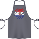 Torn Paraguay Flag Paraguayan Day Football Cotton Apron 100% Organic Steel