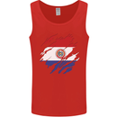 Torn Paraguay Flag Paraguayan Day Football Mens Vest Tank Top Red