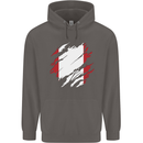 Torn Peru Flag Peruvian Day Football Mens 80% Cotton Hoodie Charcoal