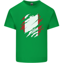 Torn Peru Flag Peruvian Day Football Mens Cotton T-Shirt Tee Top Irish Green