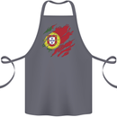Torn Portugal Flag Portugese Day Football Cotton Apron 100% Organic Steel