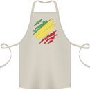 Torn Republic of the Congo Flag Day Football Cotton Apron 100% Organic Natural