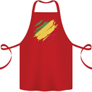 Torn Republic of the Congo Flag Day Football Cotton Apron 100% Organic Red