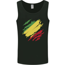 Torn Republic of the Congo Flag Day Football Mens Vest Tank Top Black