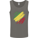 Torn Republic of the Congo Flag Day Football Mens Vest Tank Top Charcoal