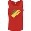 Torn Republic of the Congo Flag Day Football Mens Vest Tank Top Red